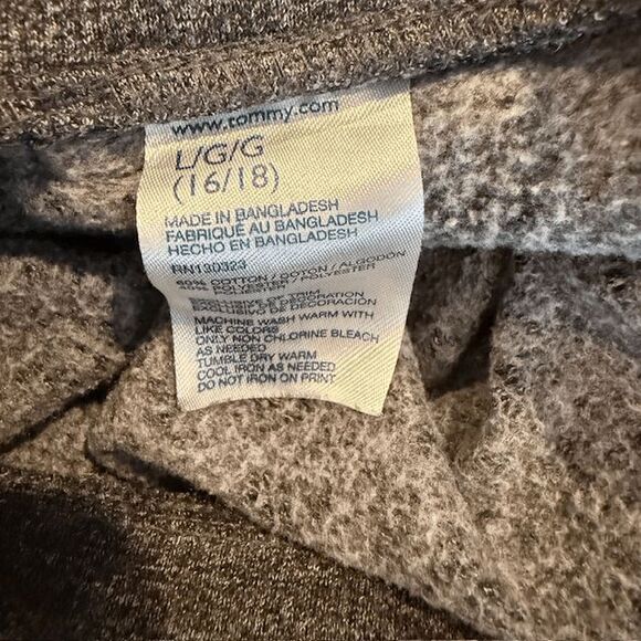 Tommy Hilfiger Shango Boys Sweatpants Charcoal Gray Size Large 16-18 - Picture 6 of 9